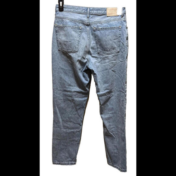 Everlane 90's Cheeky Jeans Womens Size 28 Crop Light Wash  Button Fly READ - Picture 3 of 3